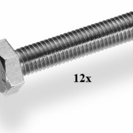bout zeskant m8x70mm 12pcs