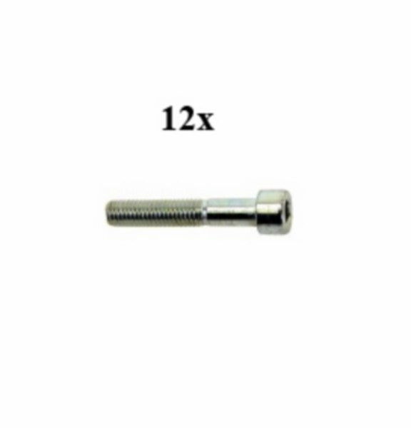 bout inbus m8x50mm 12pcs