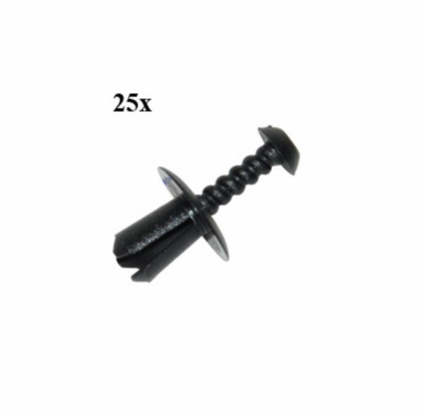 bouchon parker 6x16x11 noir 25pcs scooter