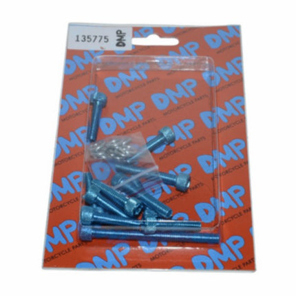 boutset DMP crankcase allen 2t left m6 blue alu mbk nitro, minarelli hor, ovetto