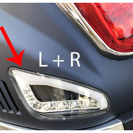 Indicator set DMP LED matrix E-mark rear clear tube Audi look AGM VX50, China LX/Napoli, GTS Toscana, Riva