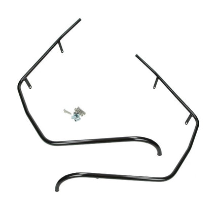 sierbeugel Regia voorscherm (made in EU) zwart glans voor zwart glans BTC Riva, china lx/napoli, turbho RL-50, vespelini, vx50