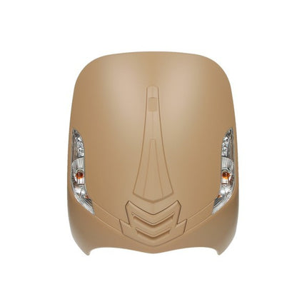 voorscherm + knipperlichten new style cappuccino mat BTC Riva, gts toscana, La Souris Sourini, vx50