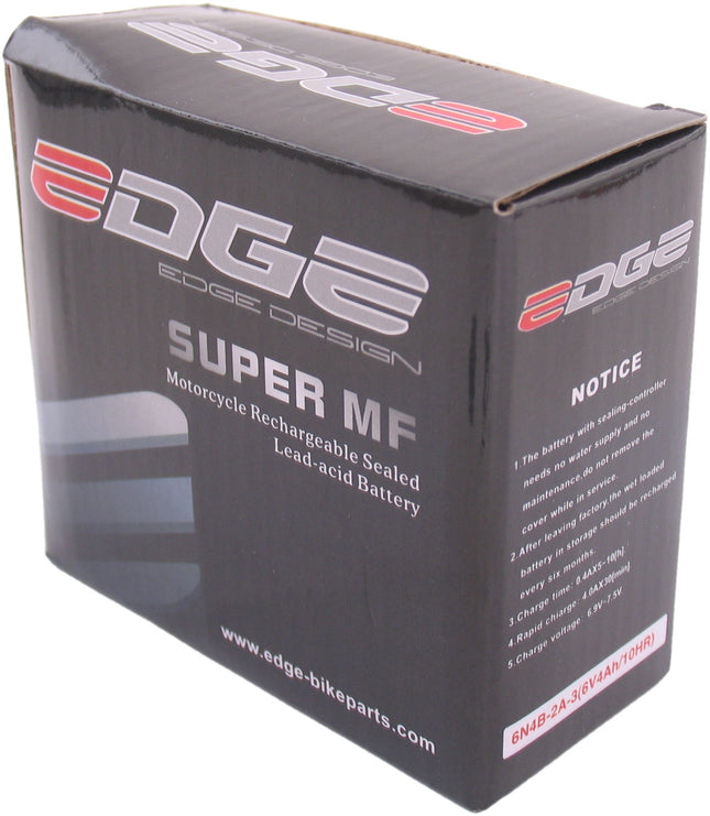 Accu Edge 6N4B-2A-3 Yamaha DT/RD-MX (10 x 10 x 4.5 cm) - afbeelding 2
