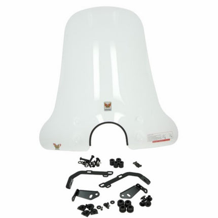 isotta windshield with mounting kit high round headlight clear agm VX50, BTC Riva, china lx/napoli, gts toscana