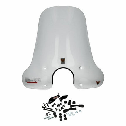 windscherm isotta met bevestigingsset hoog ronde koplamp smoke agm VX50, BTC Riva, china lx/napoli, gts toscana