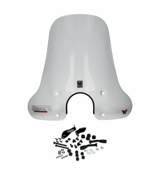windscherm isotta met bevestigingsset hoog ronde koplamp smoke agm VX50, BTC Riva, china lx/napoli, gts toscana