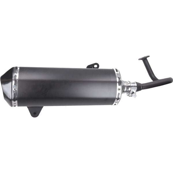 uitlaat jamarcol euro-4/5 (made in EU) model Akropovic  dubbele schokbreker zwart agm VX50, BTC Felice, china lx/napoli, gts toscana, La Souris Sourini, sco gy6