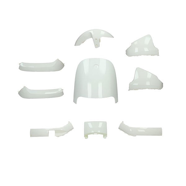 Kit de carénage blanc brillant 9 pièces Segway E110, Segway E125
