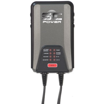 Smart Acculader Landport SC10 6/12 Volt - 5 - 20 Ah voor loodzuuraccu