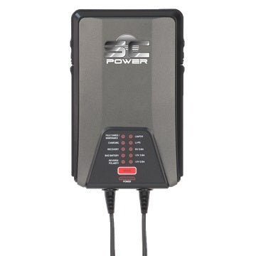 Smart acculader Landport SC38 6/12 Volt - 1 - 60 Ah voor loodzuuraccu