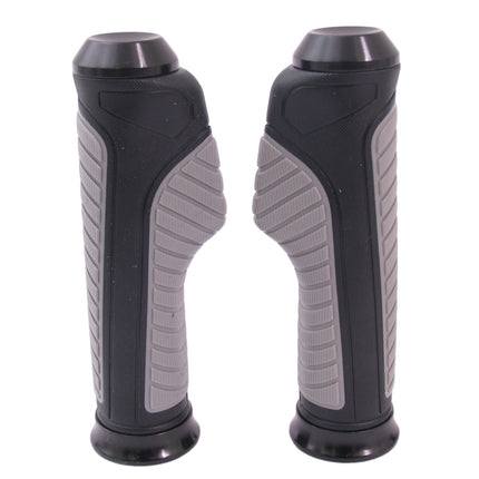 Handvatset scooter/bromfiets Edge Anatomic Zwart/Grijs