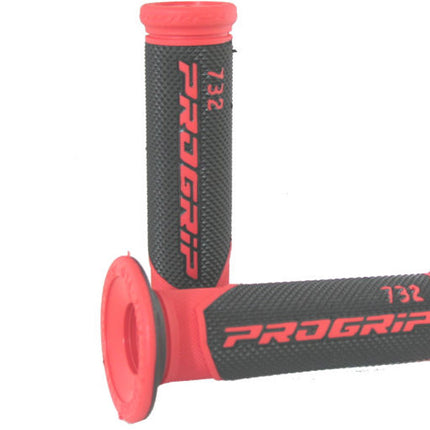 Handvatset Pro grip 732 zwart/rood