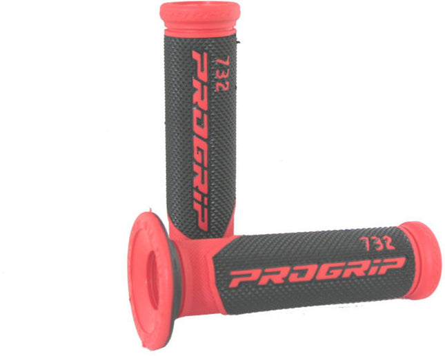 Handvatset Pro grip 732 zwart/rood