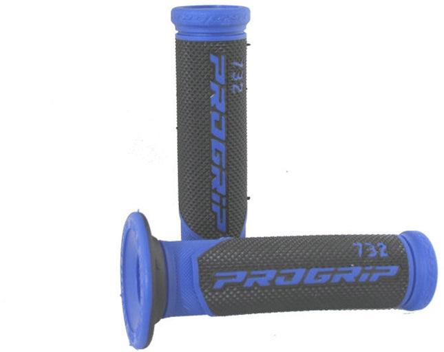 Handvatset Pro grip 732 zwart/blauw
