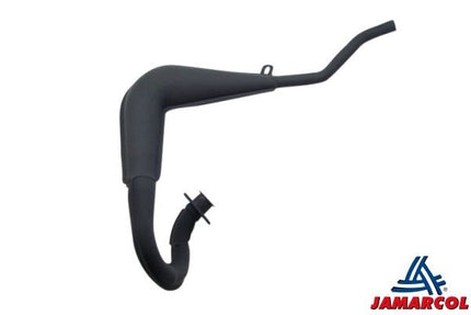 exhaust (made in EU) 50cc black mtx-sh