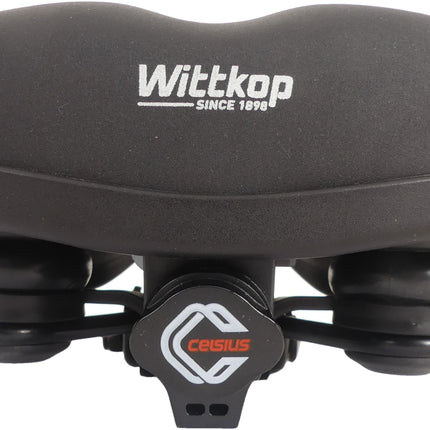 Fietszadel Wittkop Kelvin Accu met zadelstrop - zwart - afbeelding 4