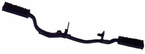 Support de repose-pieds + caoutchoucs noirs mb