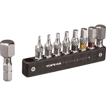 Topeak Hex long bit set Allen BitKit 9