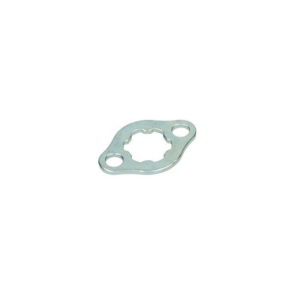 borgplaat voorkettingwiel c--c =28mm derbi, mb, mt, mtx, nsr, senda