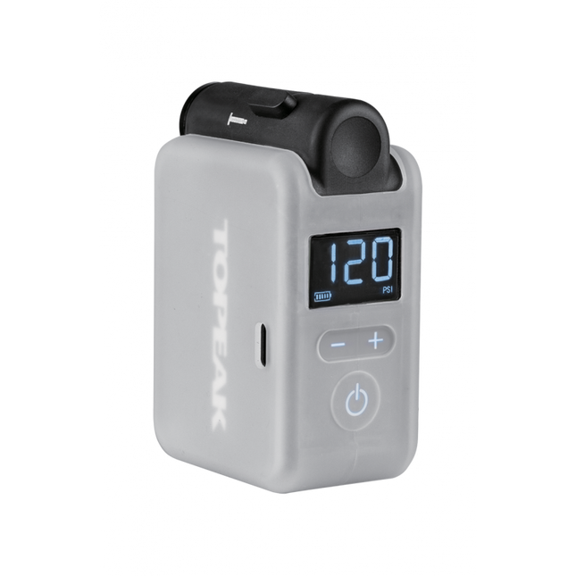 Topeak pomp accucompressor minicompressor E-booster digital