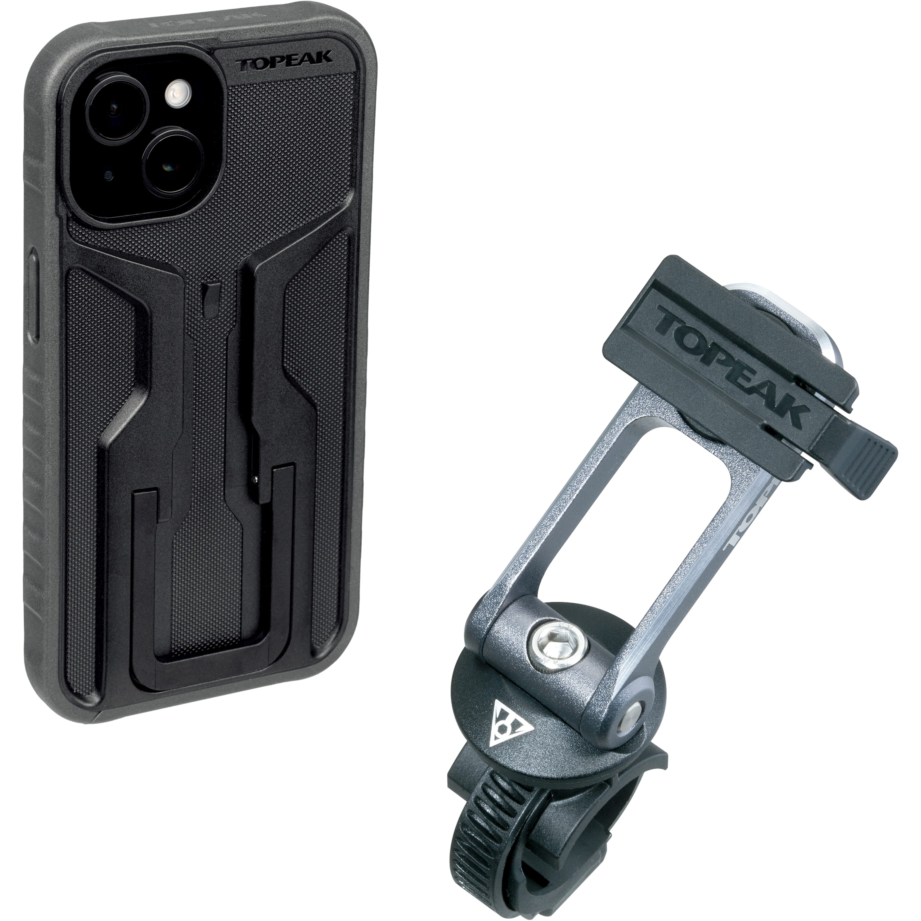 Topeak telefoonhouder RideCase iPhone 15 Plus & bevestiging