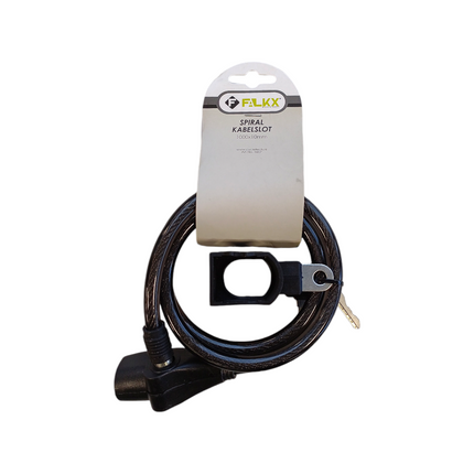 CF0605A Lock curled cable 1000x10 + holder axle