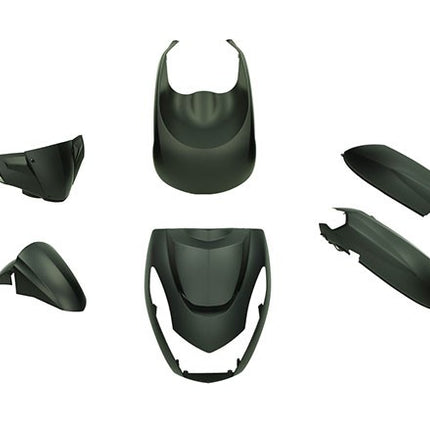 plaatwerkset DMP euro-3/4/5 peugeot zwart mat 6-delig kisbee