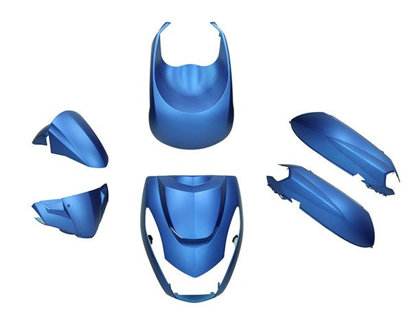 kit carrosserie DMP euro-4/5 Peugeot bleu mat 6 pièces Kisbee