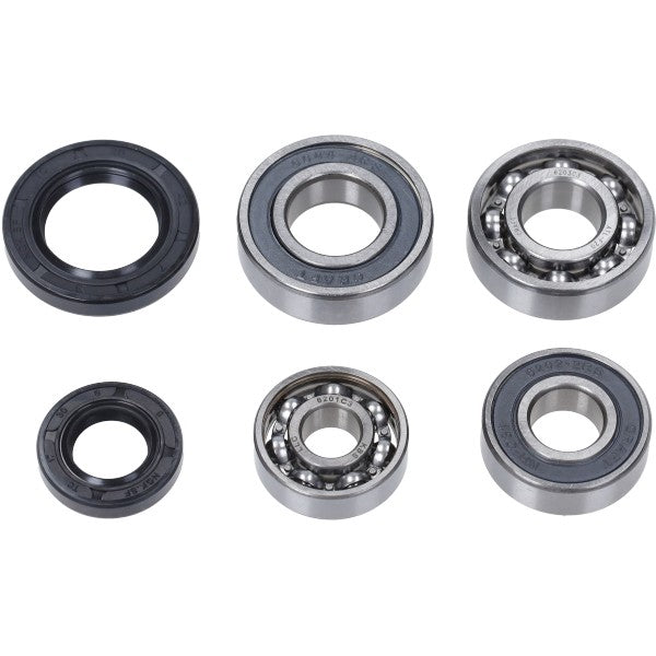 lager+keerringset transmissie krukas 6-delig hercules, looxor, peugeot, speedfight, tkr, viva 42772