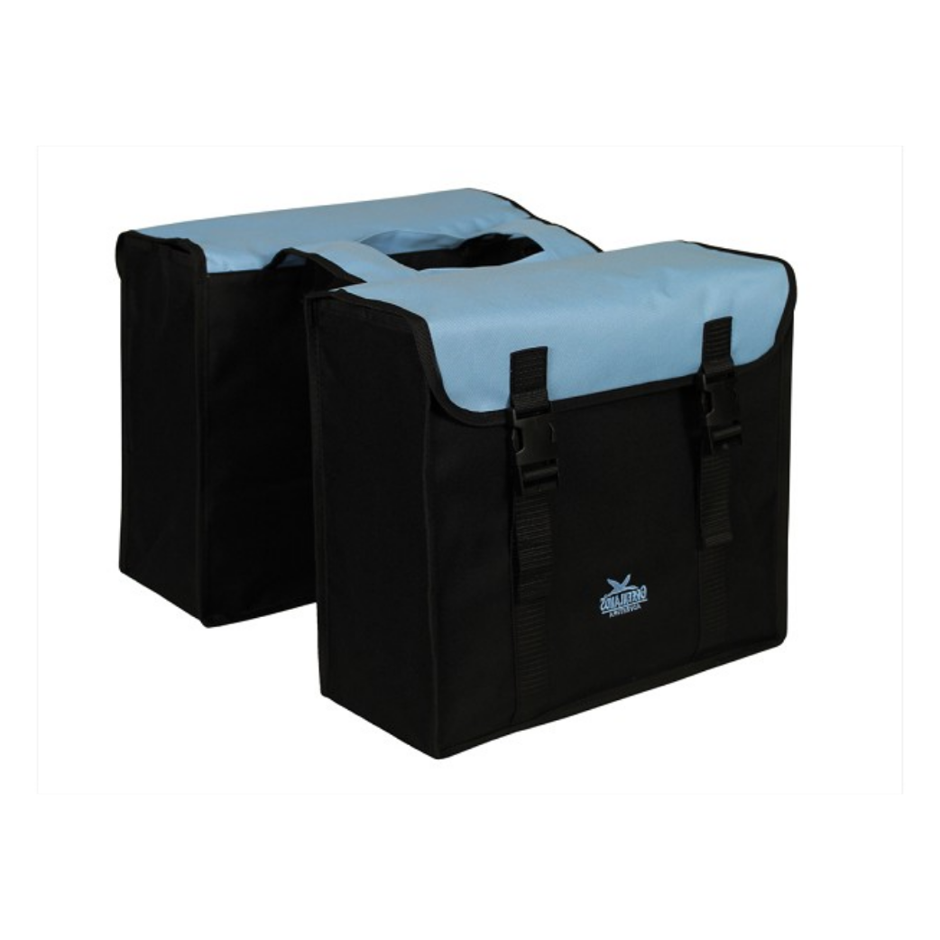BD0606A Tas zwart-blauw