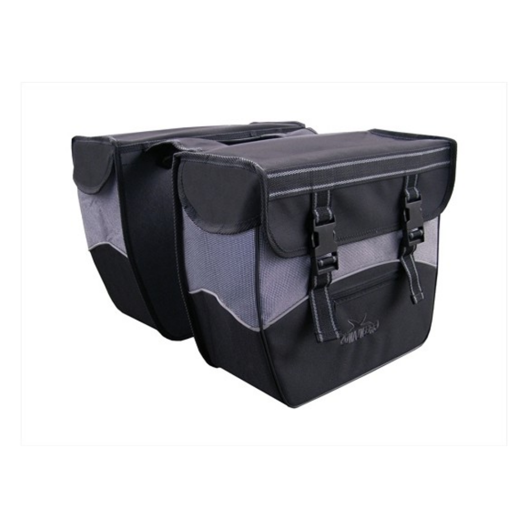 DC1202A Tas zwart-wit dubbel 34L
