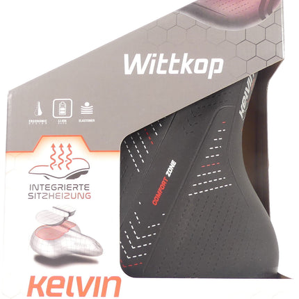 Fietszadel Wittkop Kelvin Accu met zadelstrop - zwart - afbeelding 7