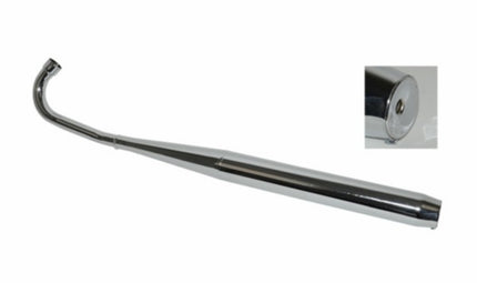 exhaust jamarcol whisper (made in EU) double bend 36/32mm chrome zundapp