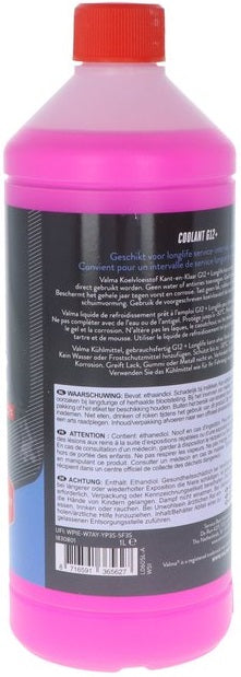 Valma W51 koelvloeistof G12 + Long Life -30°C (1 liter)