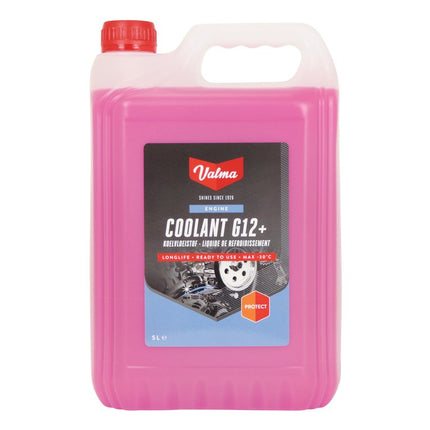 Valma W51 koelvloeistof G12 + Long Life -30°C (5 liter)