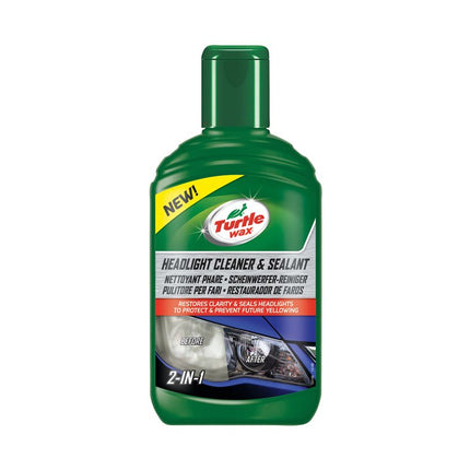 Turtle Wax 53168 Headlight Cleaner & Sealant - 300 ml