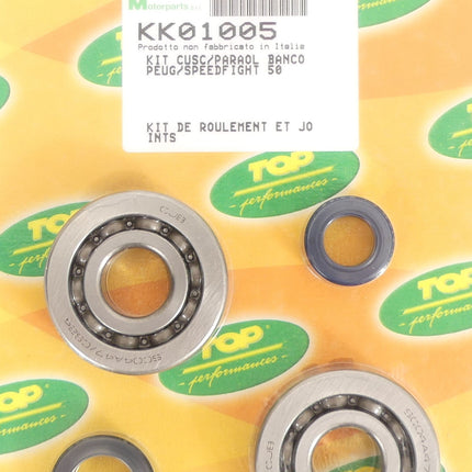 Krukaslager-keerringset Peugeot verticaal motor 50cc 2 takt