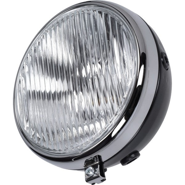koplamp rond (made in EU) 517/529 170 zwart zundapp, kreidler