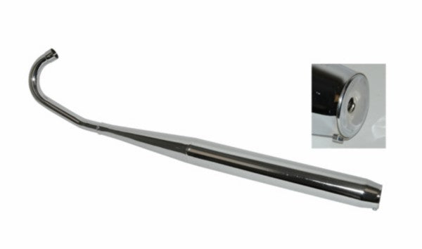 uitlaat fluister (made in EU) dubbele knik 32/32mm