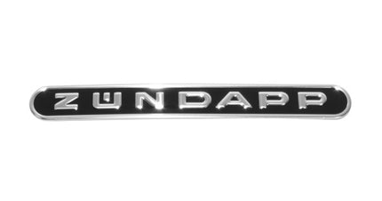 sticker word [zundapp] elongated alu/black