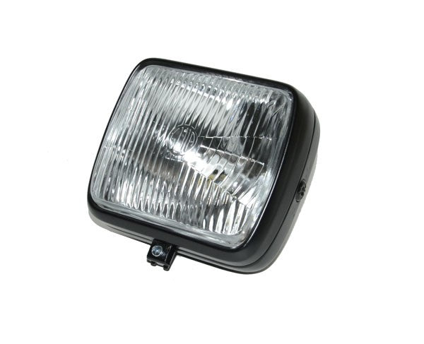 koplamp guia vierkant (made in EU) zwart kreidler, zundapp