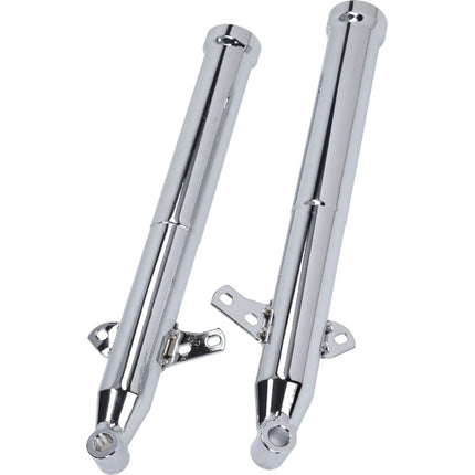 jeu de fourreaux de fourche + jeu de bagues chromées Zundapp 517 517-12.608/609