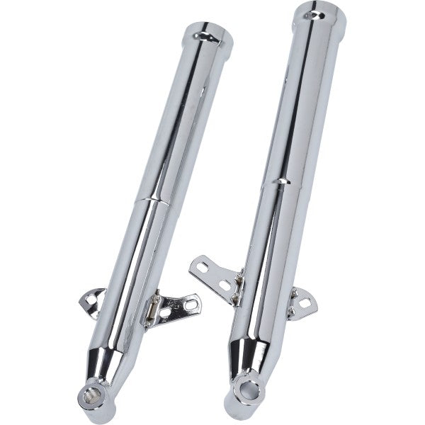 buitenpootset voorvork + bus set chroom zundapp 517 517-12.608/609
