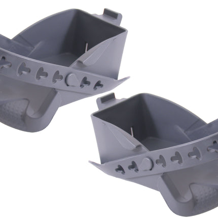 Repose-pieds avec sangles Polisport Bilby Junior - gris foncé