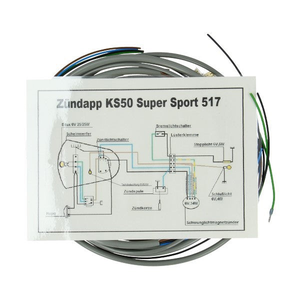 kabelboom supersport grijs zundapp 517