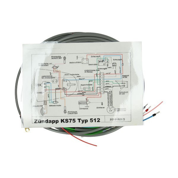 kabelboom grijs ks75, zundapp 512=op=op