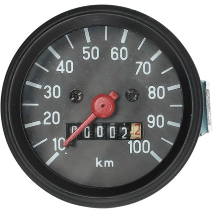 Speedometer 100 km/h VDO black 60mm Puch Monza, Camino, Zundapp
