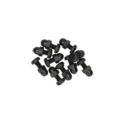 boutset stuurkapruit plastic zwart 10pcs zundapp 529 / 530