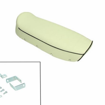 buddyseat (made in EU) model Denfeld creme met zwarte bies zundapp